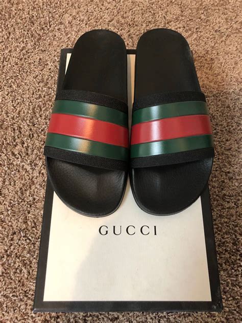 gucci slides authenticity|knock off Gucci slides.